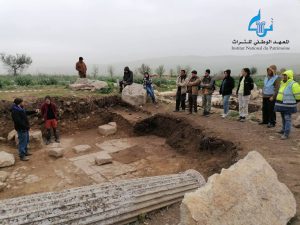 fouille_henchir_matria-beja2-300x225 حفرية أثرية بموقع هنشير الماطرية بباجة