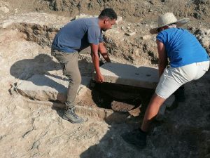 fouille_tabaria4-300x225 an archaeological excavation campaign at the Henchir Matria